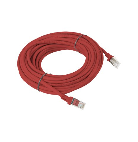 Patchcord LANBERG PCU6-10CC-1500-R Lanberg RJ45 kat. 6 UTP 15m czerwony