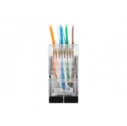 LANBERG PLS-5020EZ Lanberg wtyk sieciowy RJ45 (8P8C) KAT.5E FTP (20 SZT) przelotowy