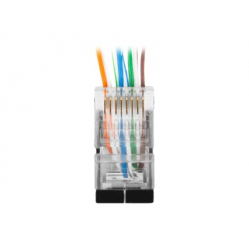 LANBERG PLS-6000EZ Lanberg wtyk sieciowy RJ45 (8P8C) KAT.6 FTP (100 SZT) przelotowy