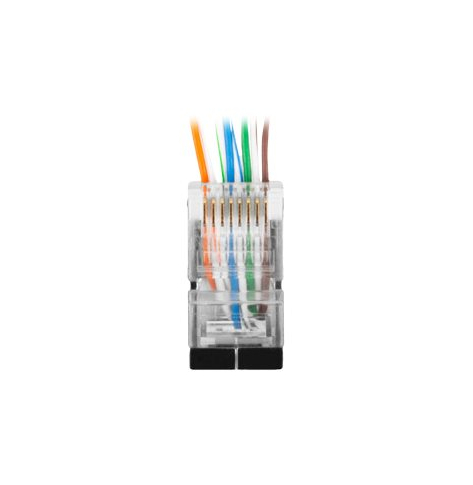 LANBERG PLS-6000EZ Lanberg wtyk sieciowy RJ45 (8P8C) KAT.6 FTP (100 SZT) przelotowy