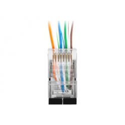 LANBERG PLS-6020EZ Lanberg wtyk sieciowy RJ45 (8P8C) KAT.6 FTP (20 SZT) przelotowy