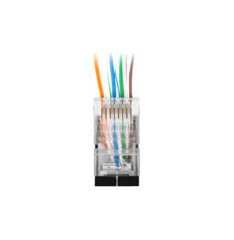 LANBERG PLS-6020EZ Lanberg wtyk sieciowy RJ45 (8P8C) KAT.6 FTP (20 SZT) przelotowy