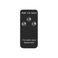 Kabel LANBERG switch video 3-port HDMI black + micro USB port