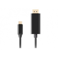 Kabel LANBERG USB-C M ->DisplayPort M 1m 4K czarny