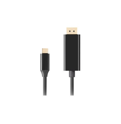 Kabel LANBERG USB-C M ->DisplayPort M 1m 4K czarny