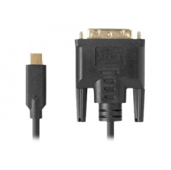 Kabel LANBERG USB-C M ->DVI-D 24+1 M 3m czarny