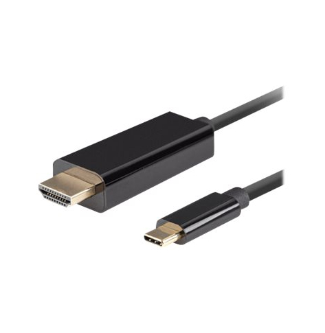 Kabel LANBERG USB-C M ->HDMI M 0.5m 4K czarny