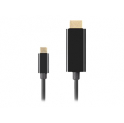 Kabel LANBERG USB-C M ->HDMI M 3m 4K czarny