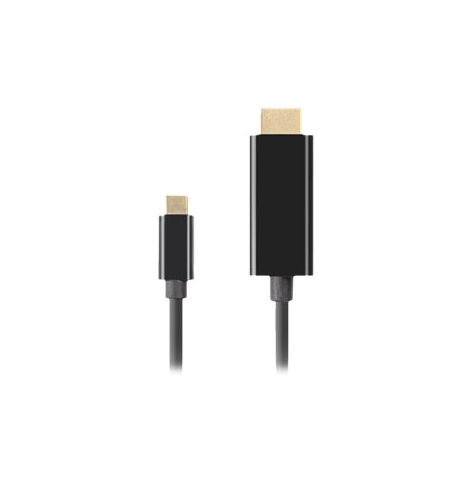 Kabel LANBERG USB-C M ->HDMI M 3m 4K czarny