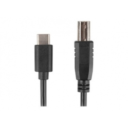 Kabel LANBERG USB-C M->USB-B M 2.0 1.8m ferryt