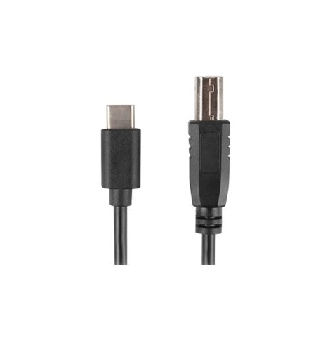 Kabel LANBERG USB-C M->USB-B M 2.0 1.8m ferryt