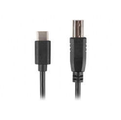 Kabel LANBERG USB-C M->USB-B M 2.0 3m ferryt