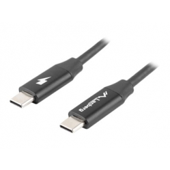 Kabel LANBERG USB-C M/M 2.0 cable 0.5m Quick Charge 4.0 black