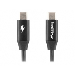 Kabel LANBERG USB-C M/M 2.0 cable 1.8m Quick Charge 4.0 black