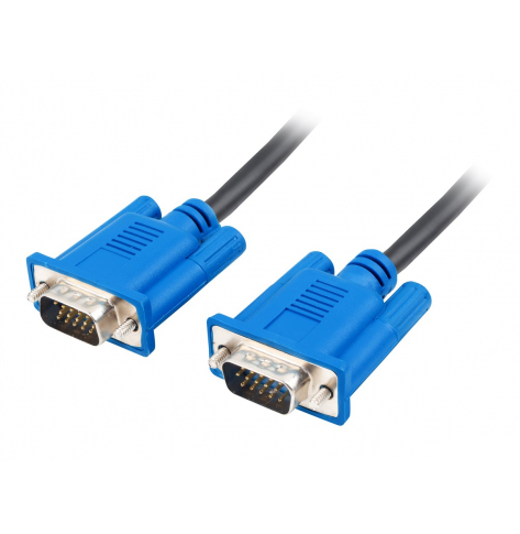 Kabel LANBERG VGA M/M 3m ferryt czarny