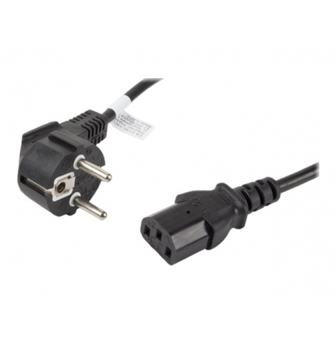 Kabel LANBERG zasilajacy CEE 7/7->IEC 320 C13 1.8m prosty VDE