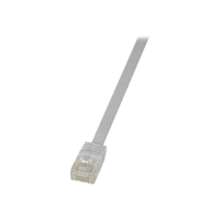 Patch cord LOGILINK CF2021U LOGILINK Plaski U/UTP kat.6, bialy 0,5m