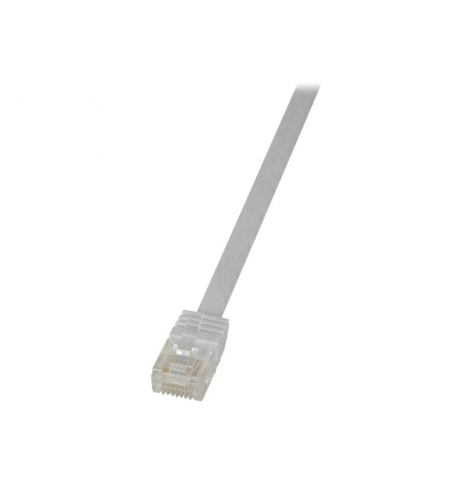 Patch cord LOGILINK CF2071U LOGILINK Plaski U/UTP kat.6, bialy 5m