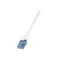 Patch cord LOGILINK CP3011U LOGILINK U/UTP cat.6A wtyk RJ45-cat.6 EconLine dl.0,25m bialy