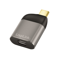 Adapter LOGILINK CUA0205 USB-C m / mini DisplayPort f 8K aluminium czarny/szary