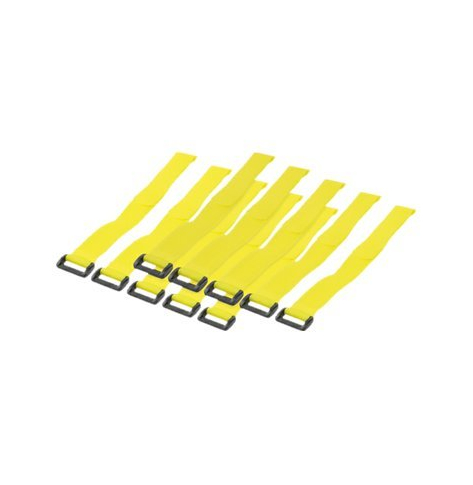 LOGILINK KAB0015 - Organizator kablowy, żółty 0.3m