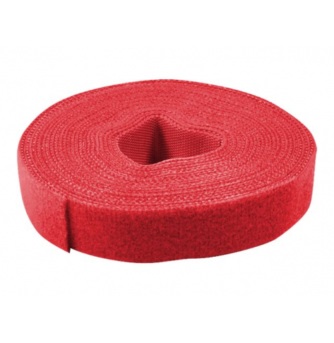 LOGILINK KAB0052 - Opaska kablowa na rzepy 4m czerwona