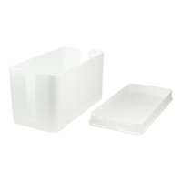 Organizer LOGILINK KAB0061 kabli Kabel Box, 235x115x120mm, bialy