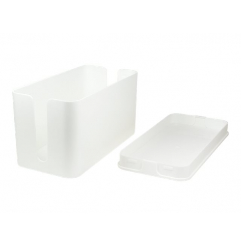 LOGILINK KAB0061 - Organizer kabli Kabel Box, 235x115x120mm, bialy