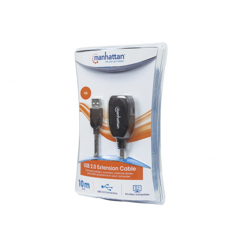 MANHATTAN 150248 Przedluzacz USB 2.0 aktywny A-A M/z 10m