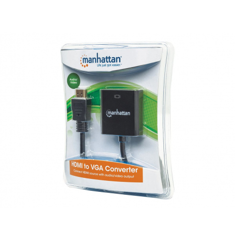 MANHATTAN 151450 Konwerter HDMI m czarny