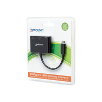 Stacja dokująca MANHATTAN 152037 USB-C 3.1 multiport -> HDMI/USB-A/USB-C czarny