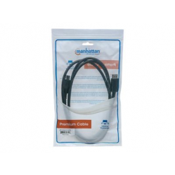 Kabel MANHATTAN 307116 monitorowy DisplayPort/DisplayPort, M/M, czarny 2m