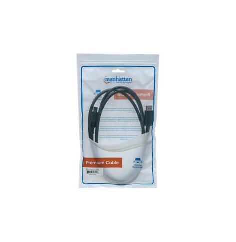 Kabel MANHATTAN 307116 monitorowy DisplayPort/DisplayPort, M/M, czarny 2m