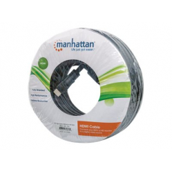 Kabel MANHATTAN 308434 monitorowy HDMI/HDMI 1.3 15m ekranowany czarny