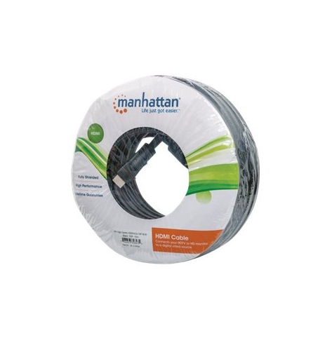 Kabel MANHATTAN 308434 monitorowy HDMI/HDMI 1.3 15m ekranowany czarny
