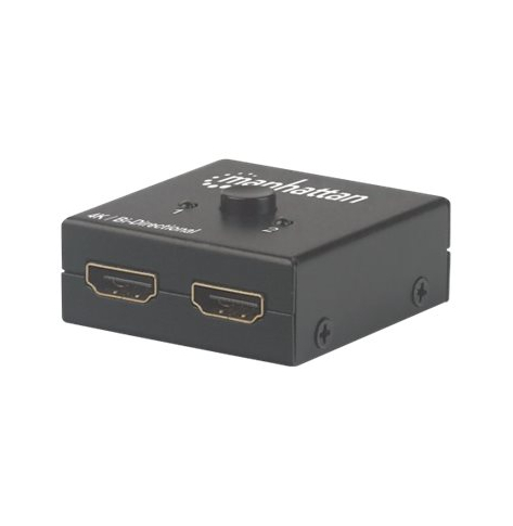 MANHATTAN 207850 Dwukierunkowy 2-portowy przelacznik/splitter AV HDMI 2x1 4K 30Hz