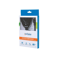 Splitter MANHATTAN 207874 3-portowy AV HDMI 3x1 4K zasilanie USB