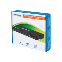 Splitter MANHATTAN 207881 4-portowy AV HDMI multiviewer 4x1 Full HD 1080p pilot