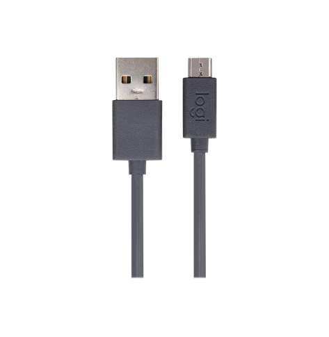 Kabel LOGITECH USB-A to micro grafitowy WW