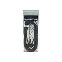 Kabel MANHATTAN 324359 monitorowy SVGA HD15 M/HD15 M 10m z audio 3,5mm jack