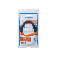 Kabel MANHATTAN 333382 USB 2.0 A-B M/M 3m czarny