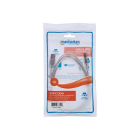 Kabel MANHATTAN 333405 USB 2.0 A-B M/M 1,8m srebrny