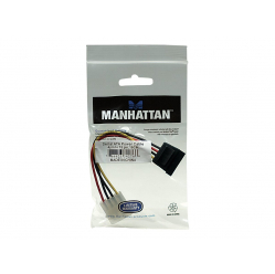 MANHATTAN 342766 Adapter zasilania Molex - SATA torebka