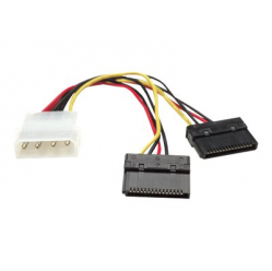 MANHATTAN 349369 Adapter zasilania Molex - 2 x SATA