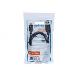 Kabel MANHATTAN 353373 USB 3.1 Gen2 USB C/USB A M/M 1m czarny