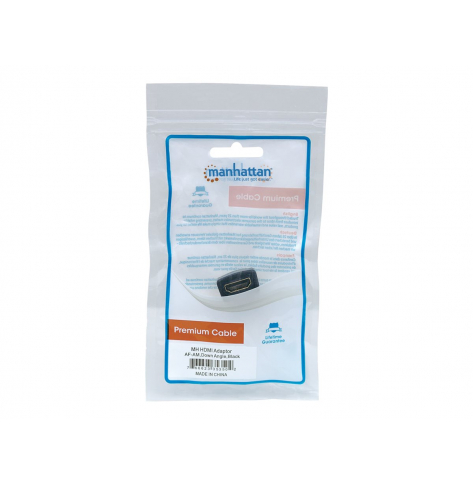 MANHATTAN 353502 Adapter HDMI, HDMI A na HDMI A, M/z, katowy 90 do dolu