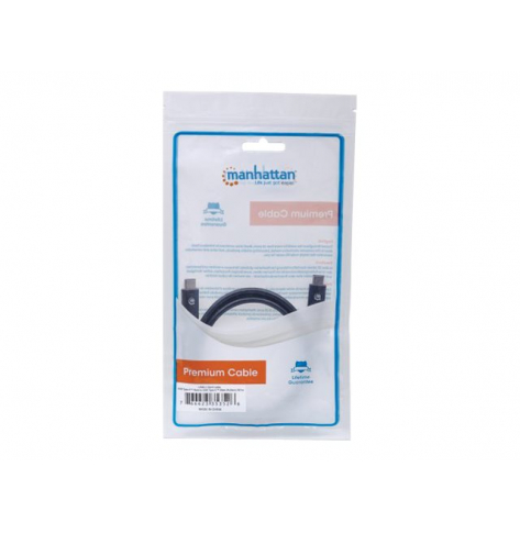 Kabel MANHATTAN 353526 USB 3.1 Gen2, typ-C / typ-C M/M 1m czarny