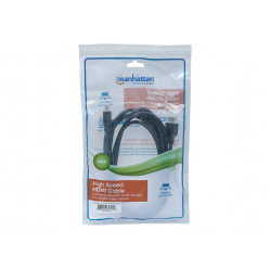 Kabel MANHATTAN 353946 monitorowy HDMI/HDMI V2.0 M/M Ethernet CL 3m czarny