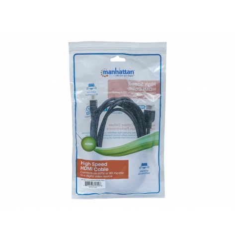 Kabel MANHATTAN 353946 monitorowy HDMI/HDMI V2.0 M/M Ethernet CL 3m czarny