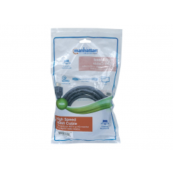 Kabel MANHATTAN 353953 monitorowy HDMI/HDMI V2.0 M/M Ethernet CL3 5m czarny